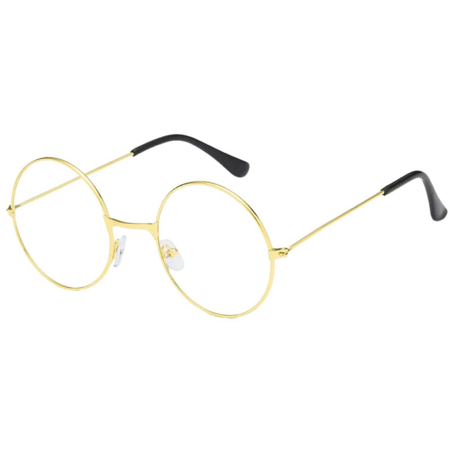 Montura De Lentes Redondo Dorado