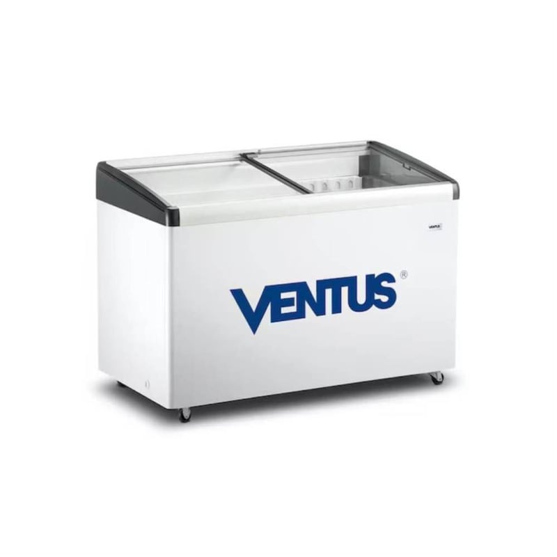 VENTUS - VENTUS CONSERVADORA TAPA VIDRIO INCLINADO CTV-400I - BLANCO 400 L