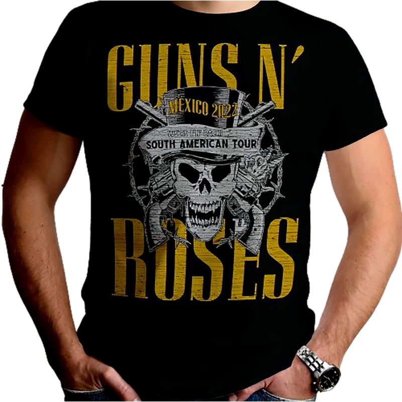Guns N Roses Tričko, Slash '85 White, Dámské | - Trička, Mikiny