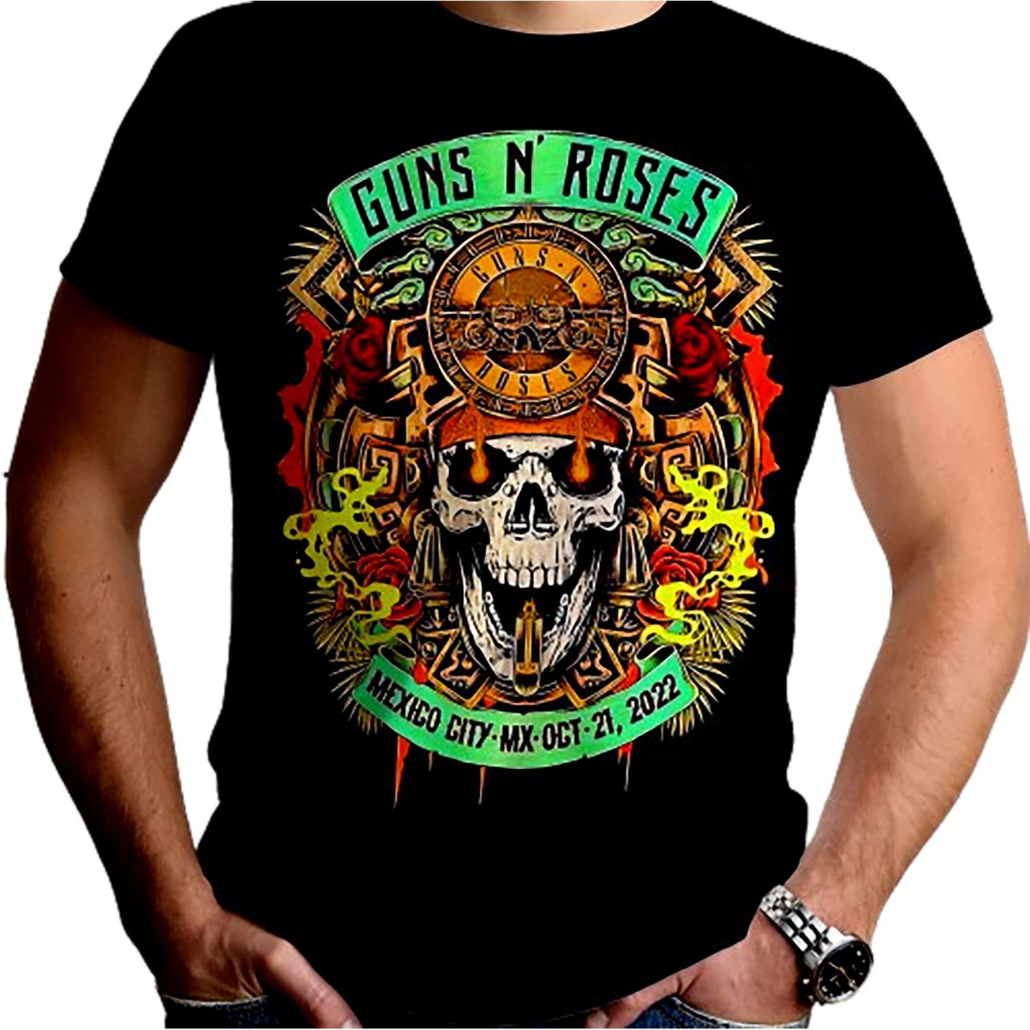 POLO MANGA CORTA GUNS N ROSES
