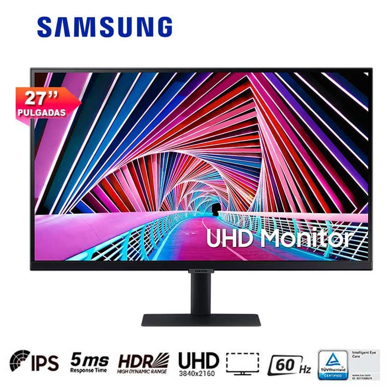 SAMSUNG - Monitor 4K SAMSUNG LS27A700NWLXPE IPS 27 Pulgadas