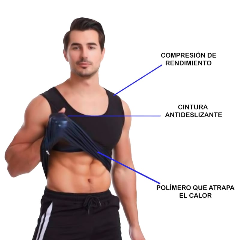 Camisas De Compresión Adelgazantes Con Chaleco De Sudor Para | Cuotas Sin Interés - Foto 6