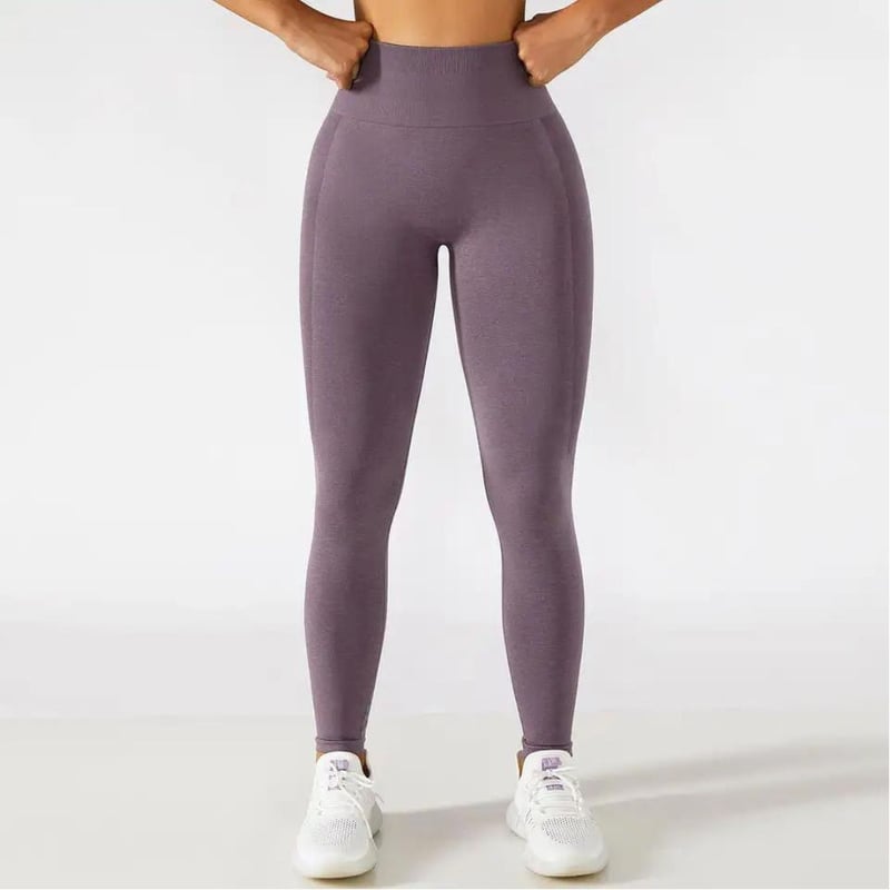 Leggin Deportivo Sin Costuras Morado Legging Push Up Ropa deportiva GENERICO falabella