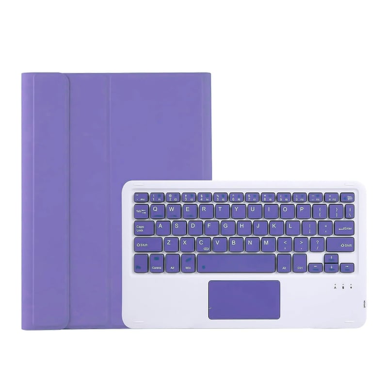 GENERICO - Funda con Teclado Bluetooth para Tablet  Lenovo Tab P11 TbJ606f Morado