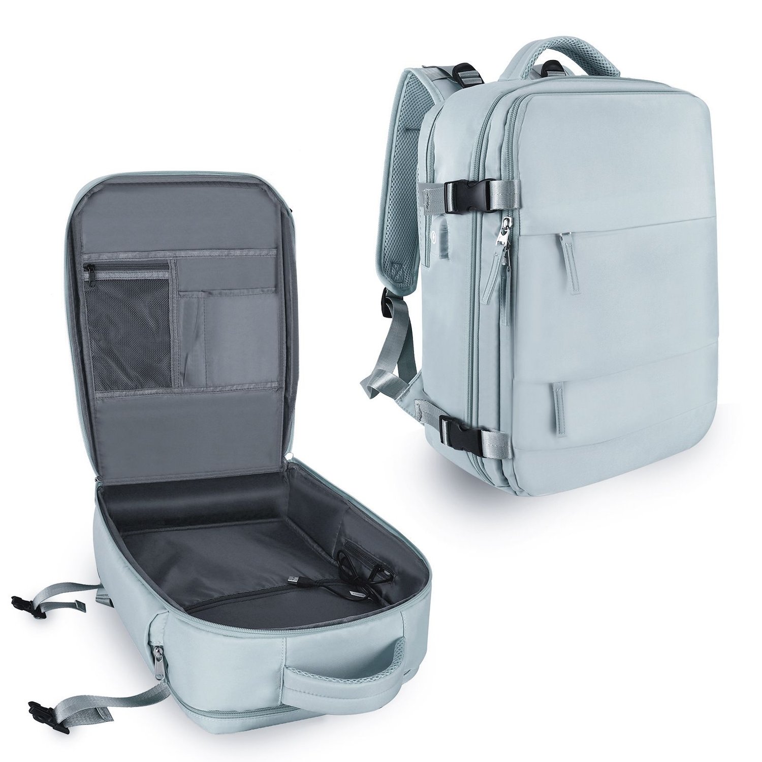 Mochila De Viaje Para Hombre De Mano Azul VATYERTY falabella