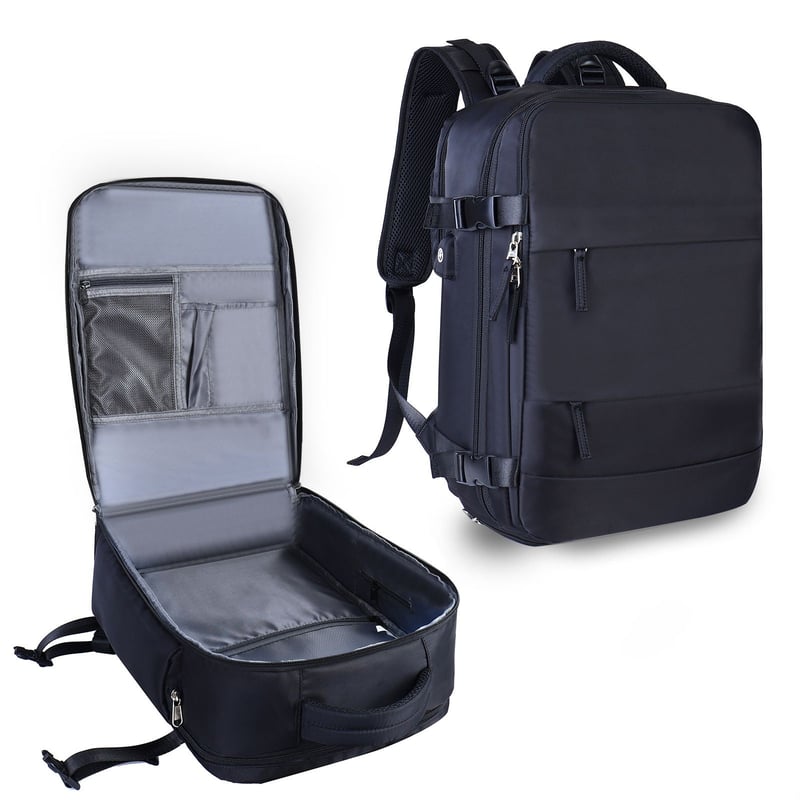 Mochila De Viaje Para Hombre De Mano Negro VATYERTY falabella