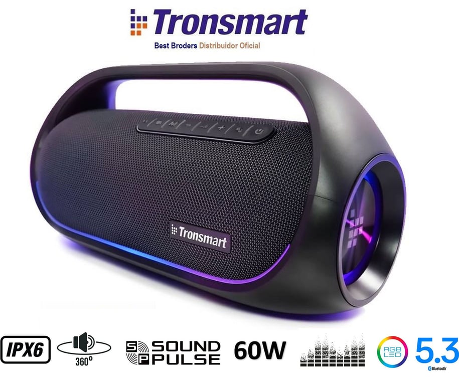 Tronsmart Bang Bluetooth 60W 2da Generacion Upgraded Version TRONSMART ...
