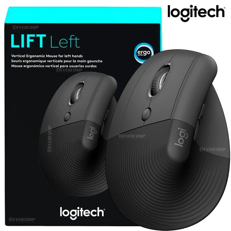 LOGITECH - Mouse Logitech Lift Vertical Zurdo Wireless Bluetooth