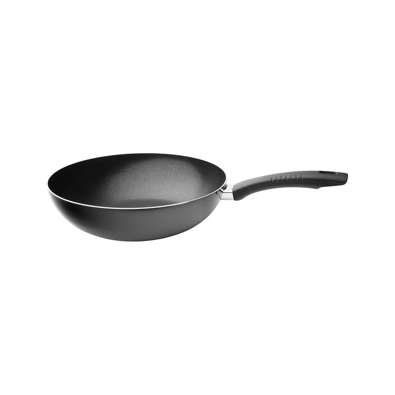 Wok Induction 28 Cm Granitium Eco - Sans PFOA, Nickel & Métaux Lourds - Poignée Résistante Four 160° - Compatible Lave-Vaisselle
