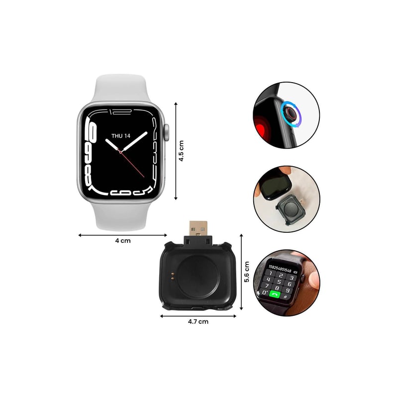 GENERICO - SMARTWATCH I9 PRO MAX COLOR BLANCO