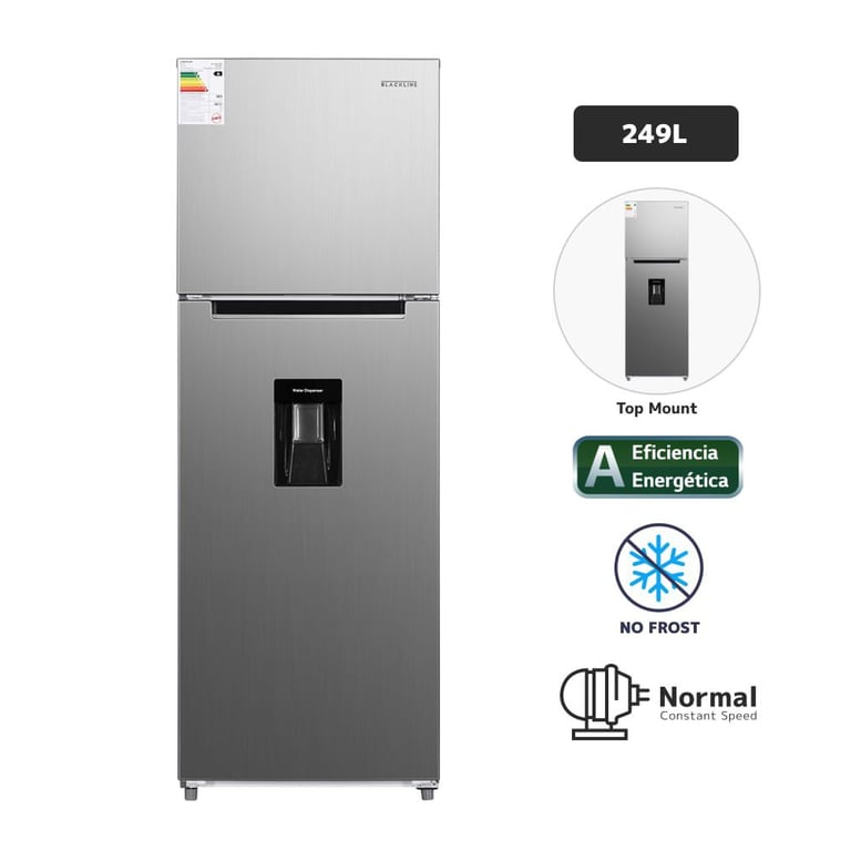 Refrigeradora BLACKLINE TM 249L VCM No Frost - Inox BLACKLINE ...