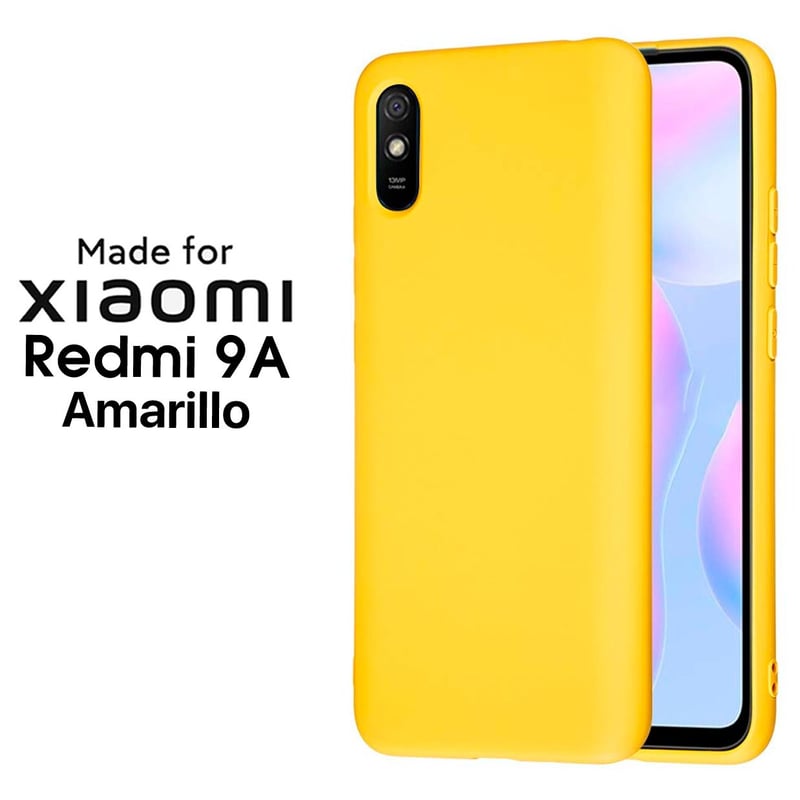 Case Suave Color Entero Redmi 9A Amarillo IMPORTADO | falabella.com
