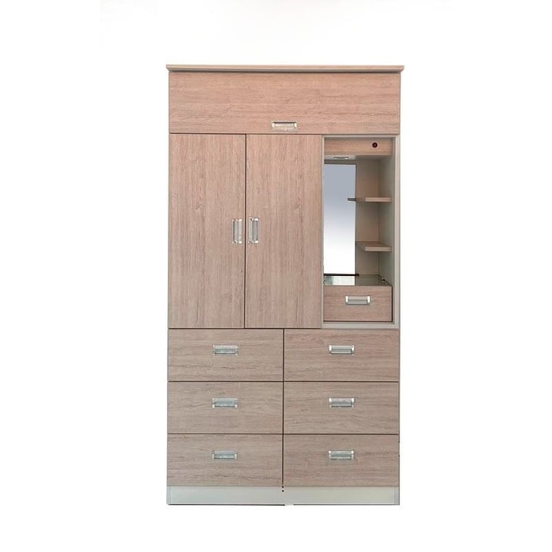 ROPERO DE 1 METRO CON TOCADOR COLOR CHANTILLY GENERICO | falabella.com