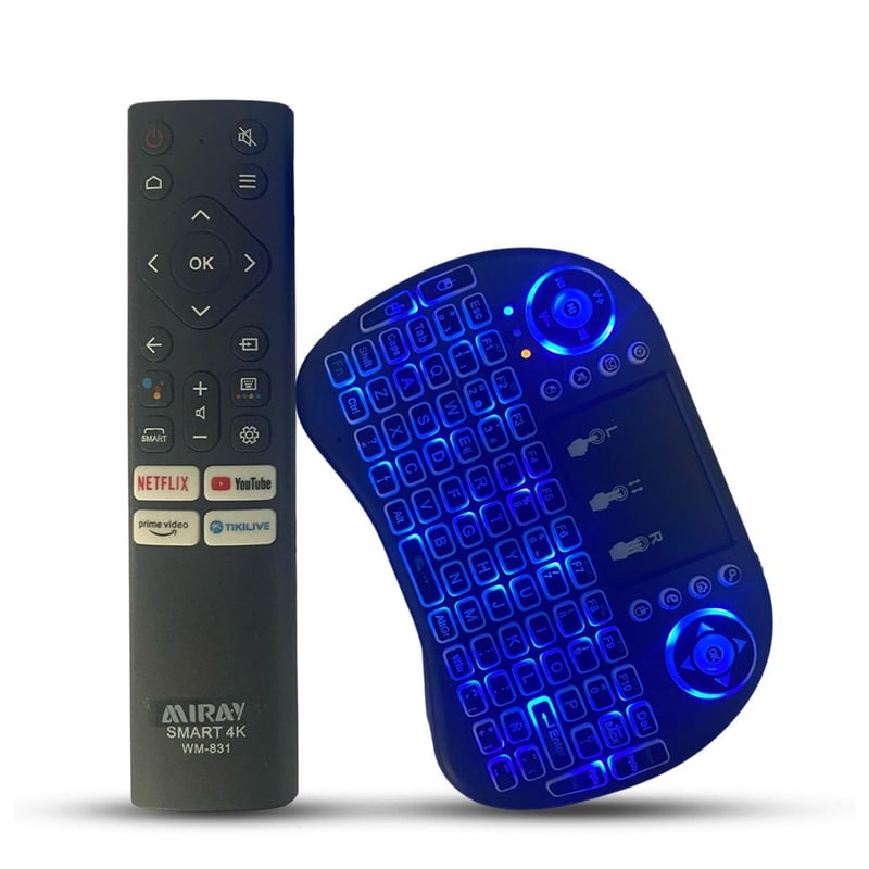 Control Remoto Miray Smart Tv 4K Teclado inalambrico UNIVERSAL falabella