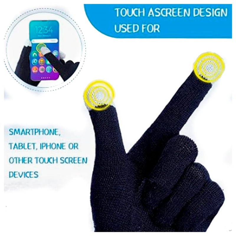 Gants Tactiles Beechfield Pour Smartphone - Gris, Unisexe, Lavables - Compatibles écrans Tactiles