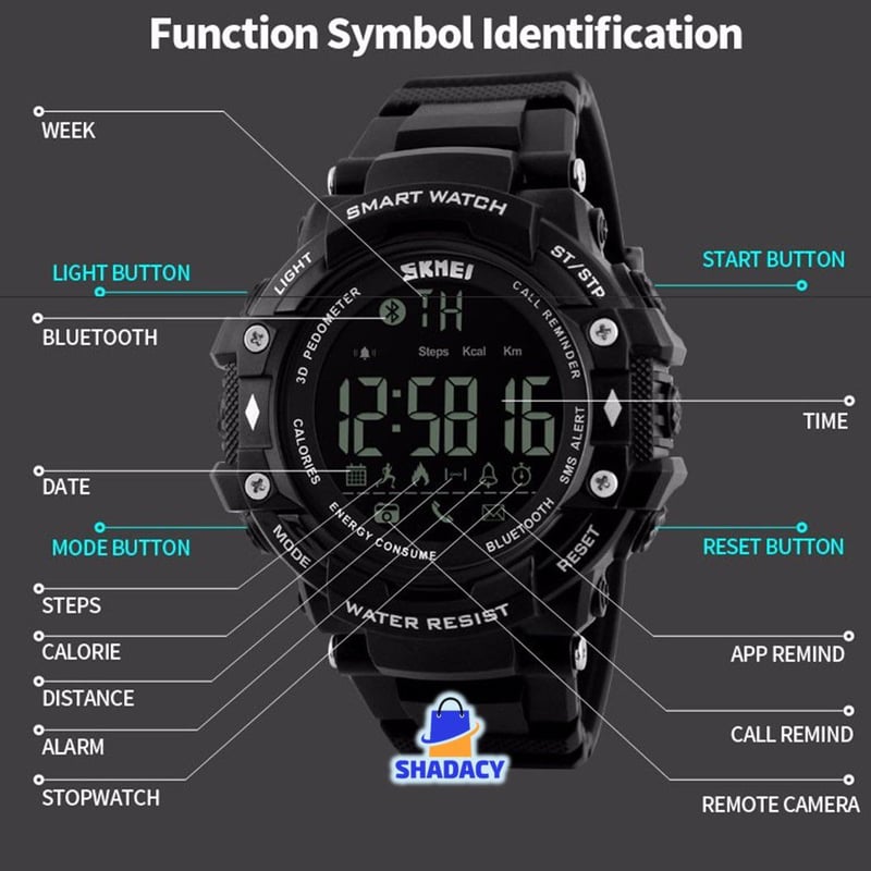 Reloj Digital Skmei 1226 Deportivo Caballero Resistente Bluetooth SKMEI falabella