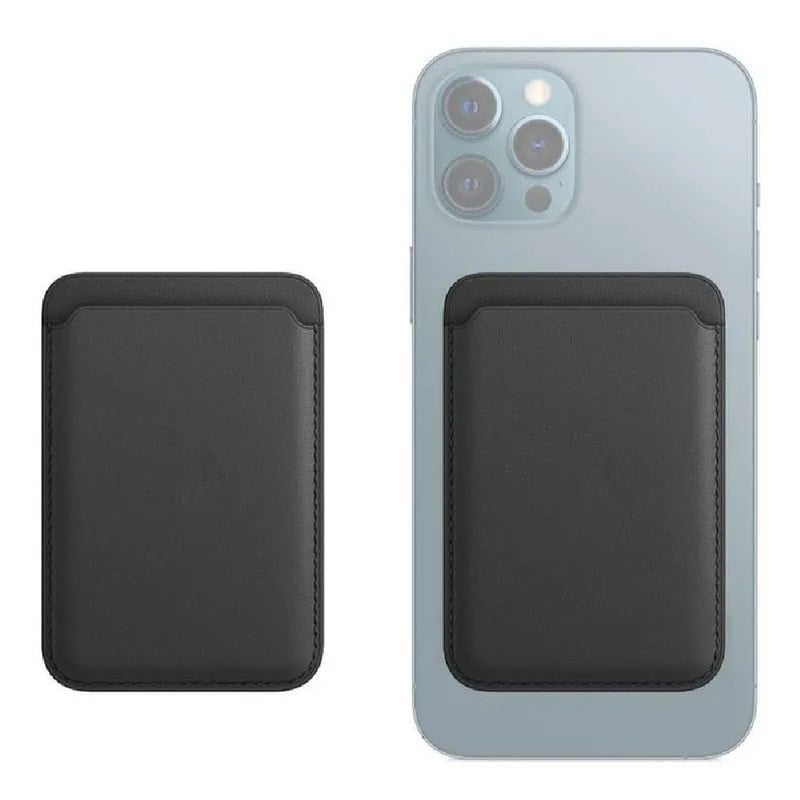 TARJETERO MAGNETICO MAGSAFE PARA IPHONE NEGRO GENERICO falabella