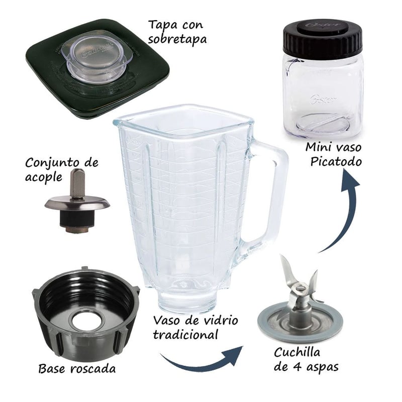 Partes de la licuadora oster hotsell
