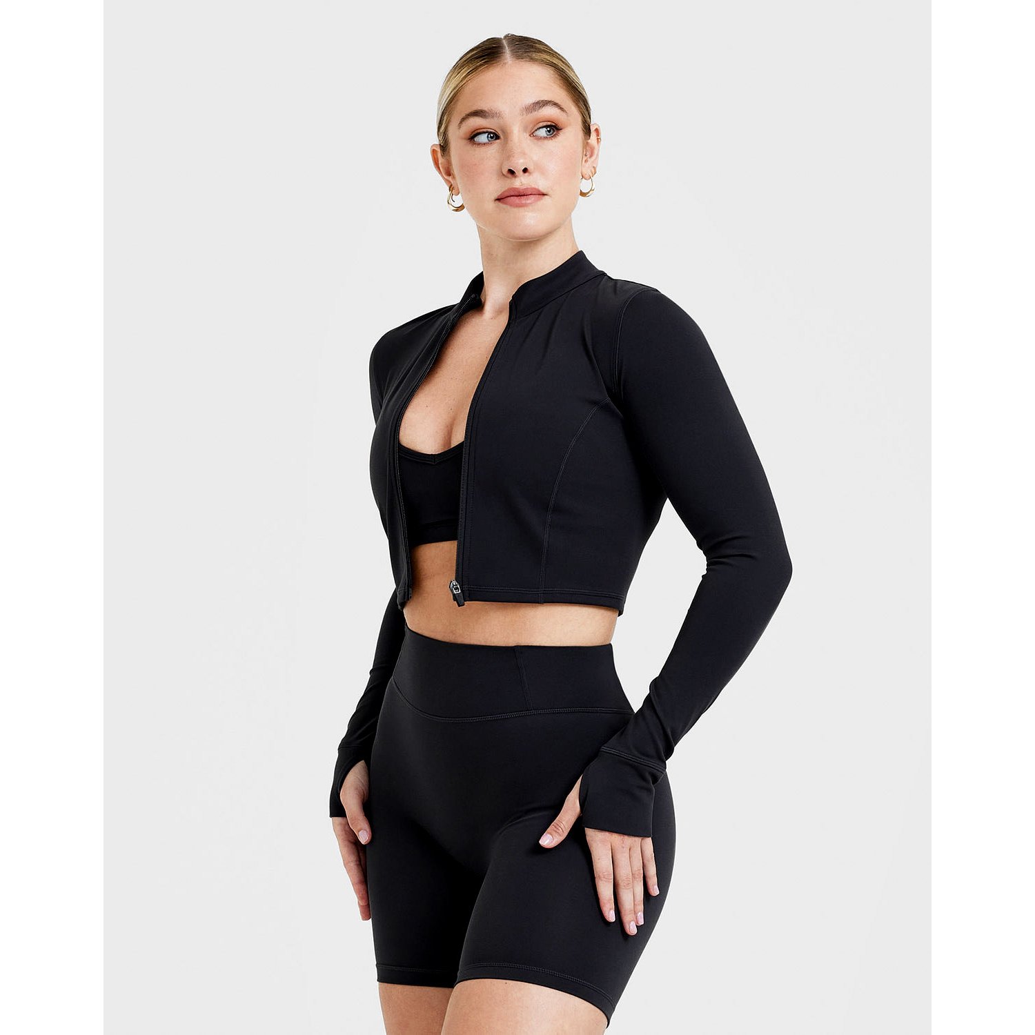 Chaqueta gym mujer best sale