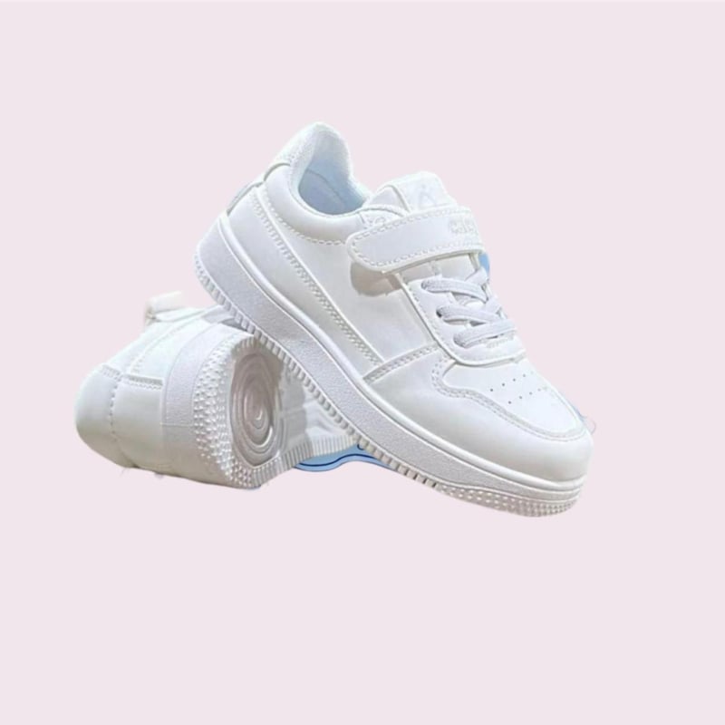 Zapatillas blancas niña shop