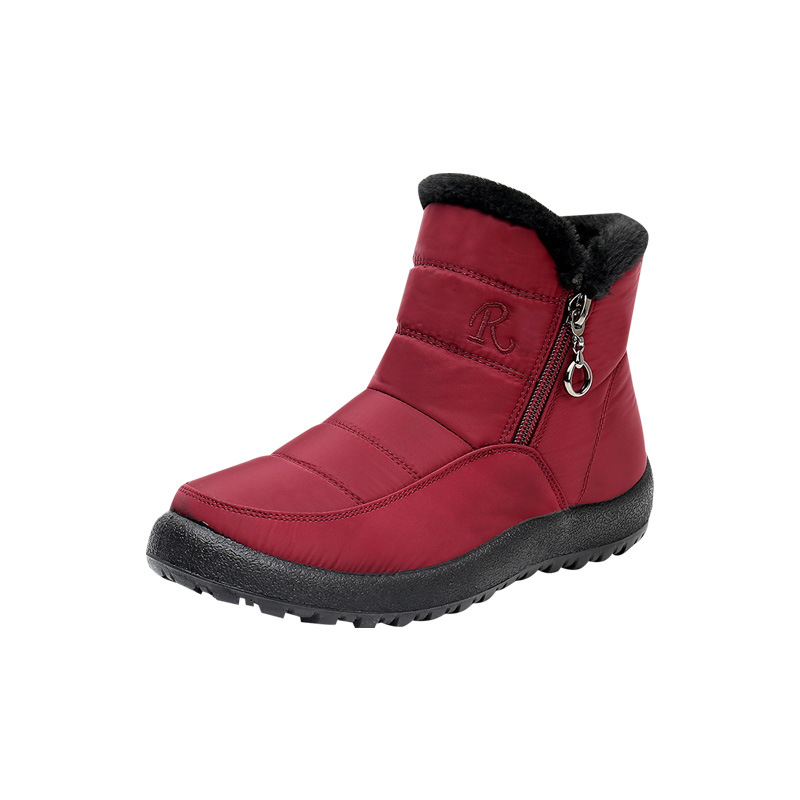 BLWOENS Botas De Algodón De Nieve Para Mujer - Gris
