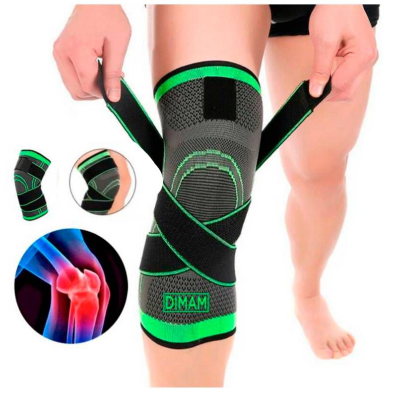 Rodillera Deportiva Elástica de Compresión Ajustable Velcro | Sodimac  Falabella