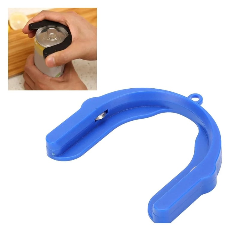 Abrelatas En Forma De J – Fácil De Usar Para Personas Con Artritis O Manos Débiles | Antideslizante Y Seguro Para Latas Y Frascos