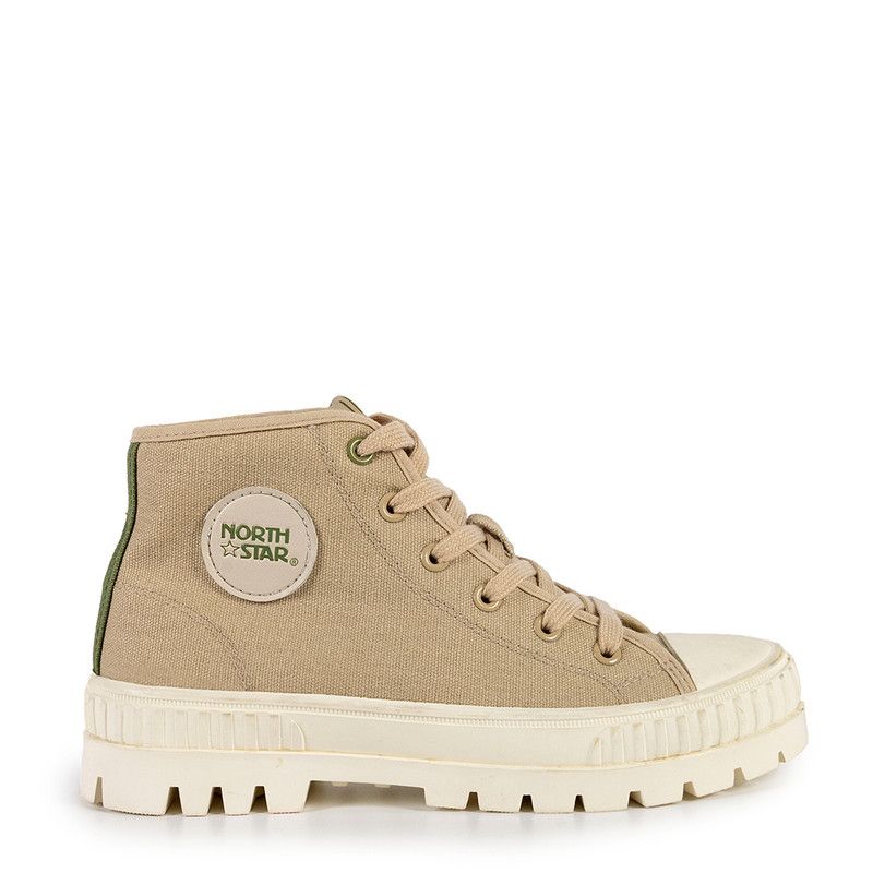 Zapatillas Botin Urbanas North Star Trajana Beige Mujer NORTH STAR falabella