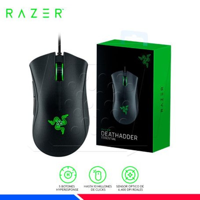 Razer DeathAdder Essential souris Droitier USB Type-A Optique 6400 DPI
