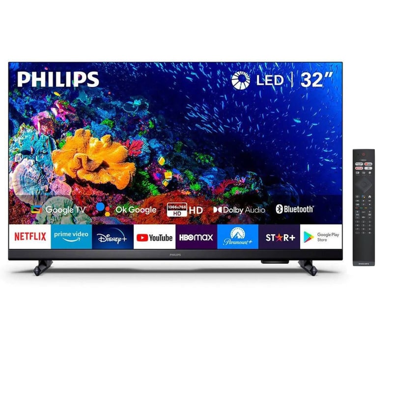 PHILIPS - Televisor PHILIPS 32 HD Google Tv 32PHD6918