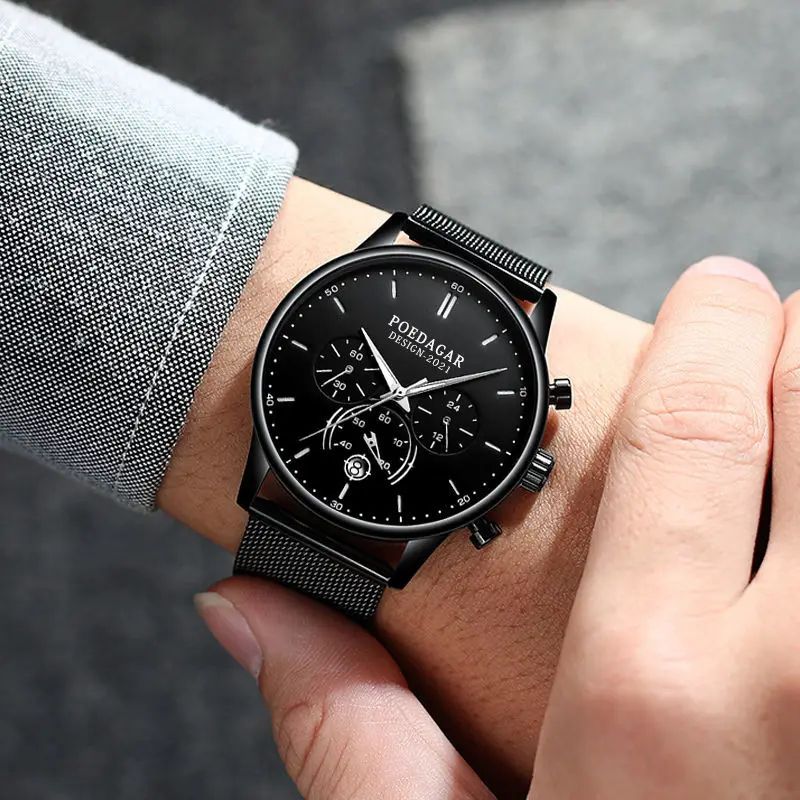 Reloj POEDAGAR para Hombre Elegante Acero GENERICO falabella