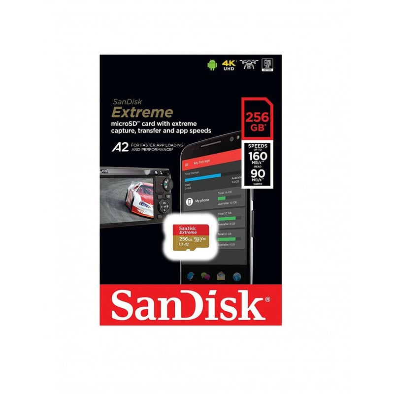 Scheda MicroSD Kingston Canvas Go Plus Gen4 512GB 200MB/s UHS-I U3 V30 A2