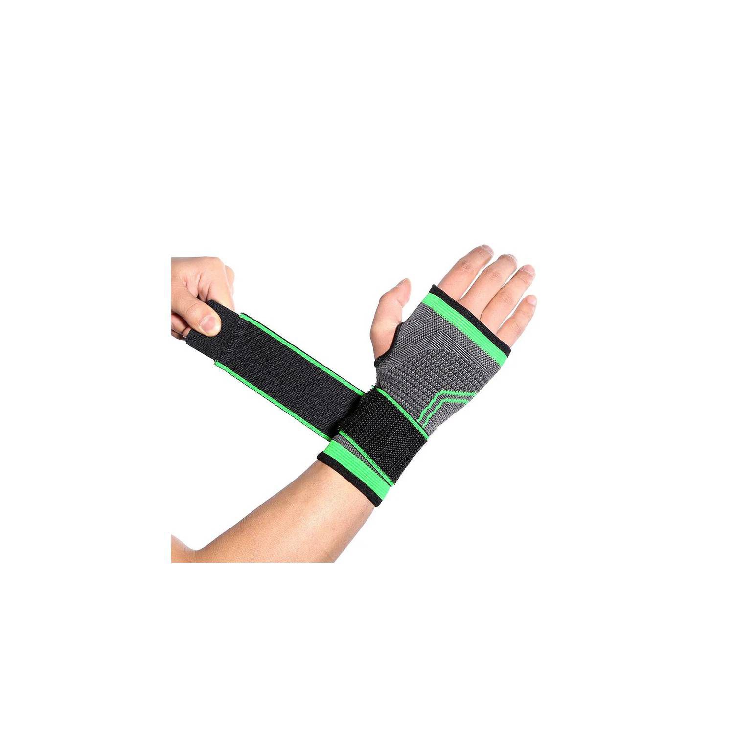 Pack 2 Muñequera Soporte Mano Reduce Dolor Tendinitis Verde GENERICO |  falabella.com