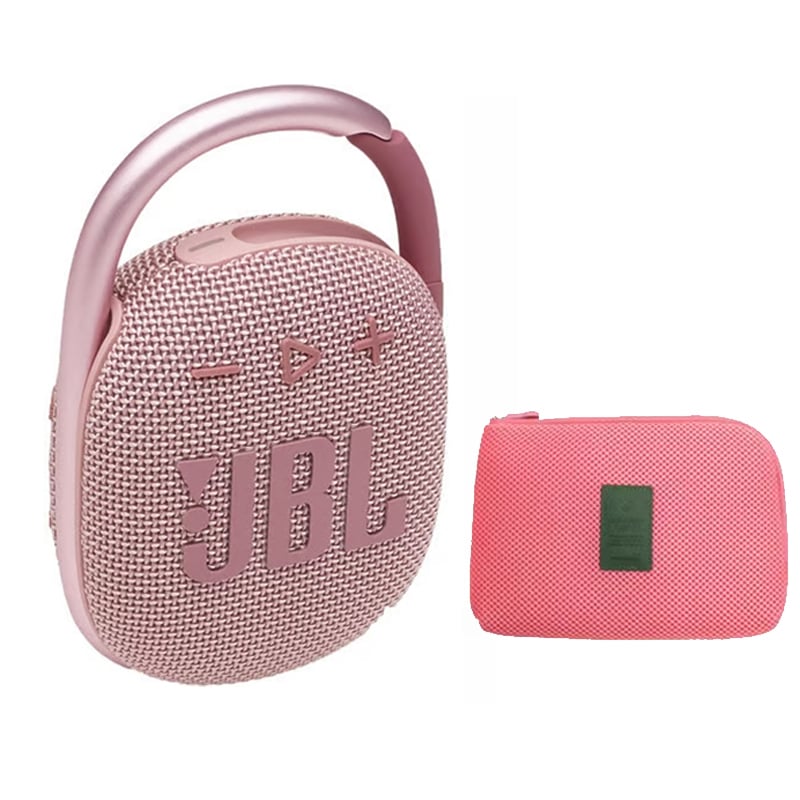 JBL - Parlante Bluetooth JBL Clip 4 Rosa y Estuchen