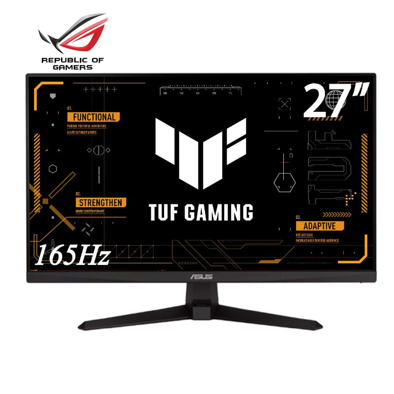 ASUS - Monitor ASUS TUF Gaming VG279Q1A 27 FHD IPS 165Hz HDMIx2DPx1