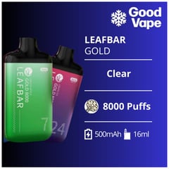 GENERICO - Vapeador Leafbar 8000 Puffs Clear