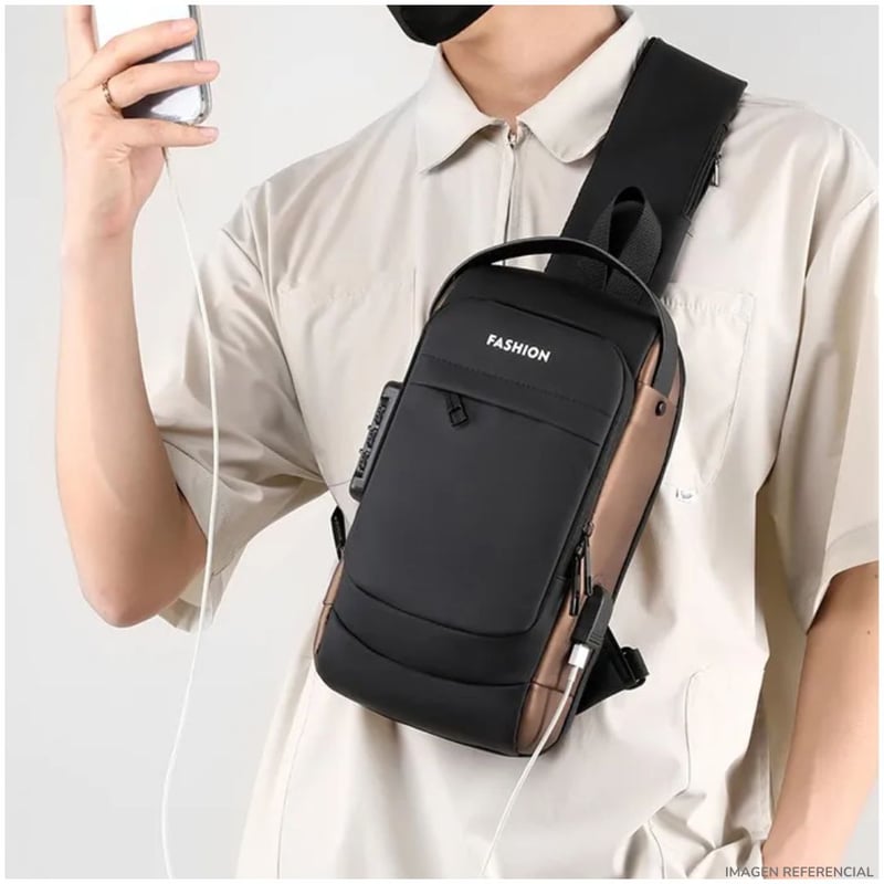 Mochila Morral Rinonera Juvenil Elegante Antirrobo