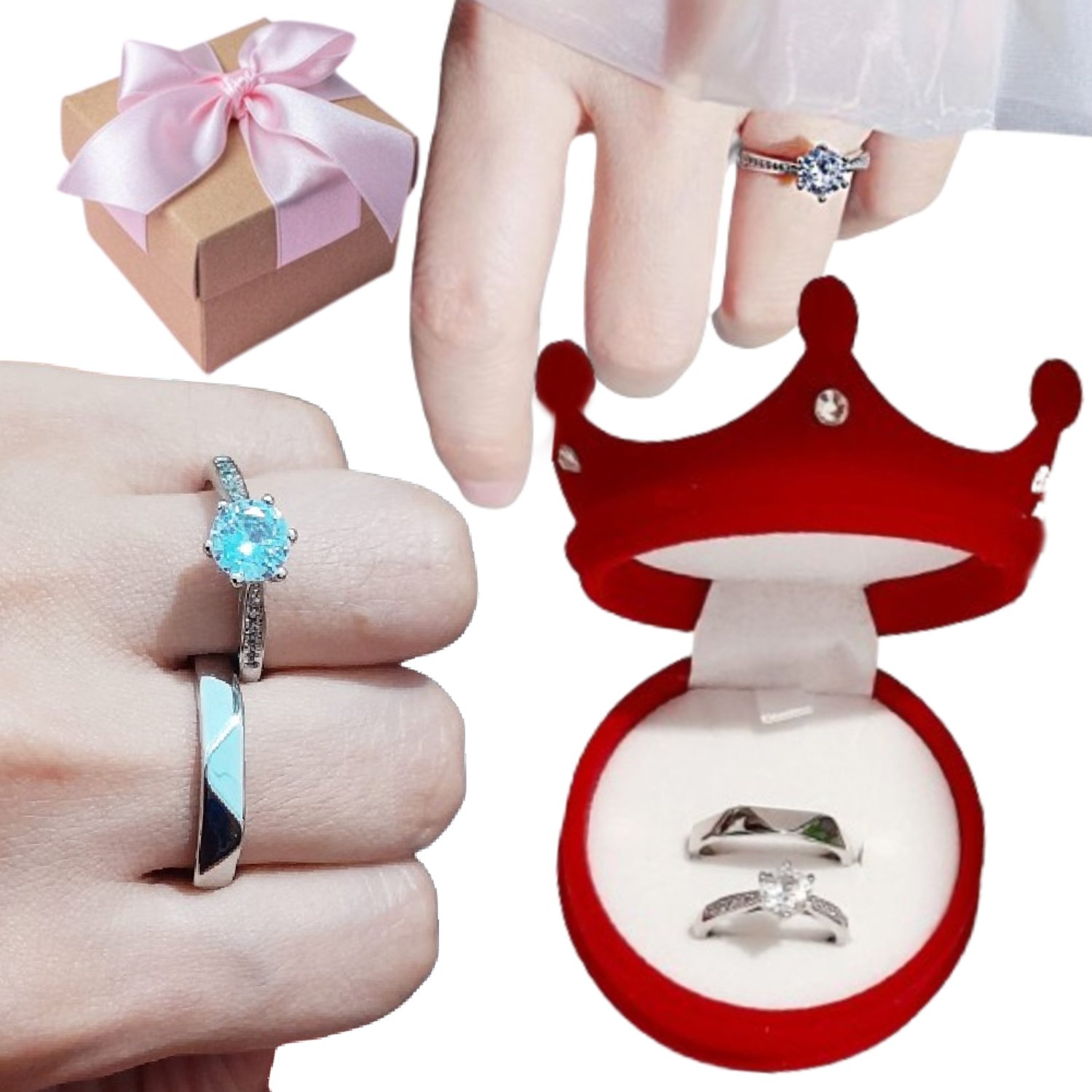 Anillo Para Pareja Doncella Y Caballero GENERICO falabella