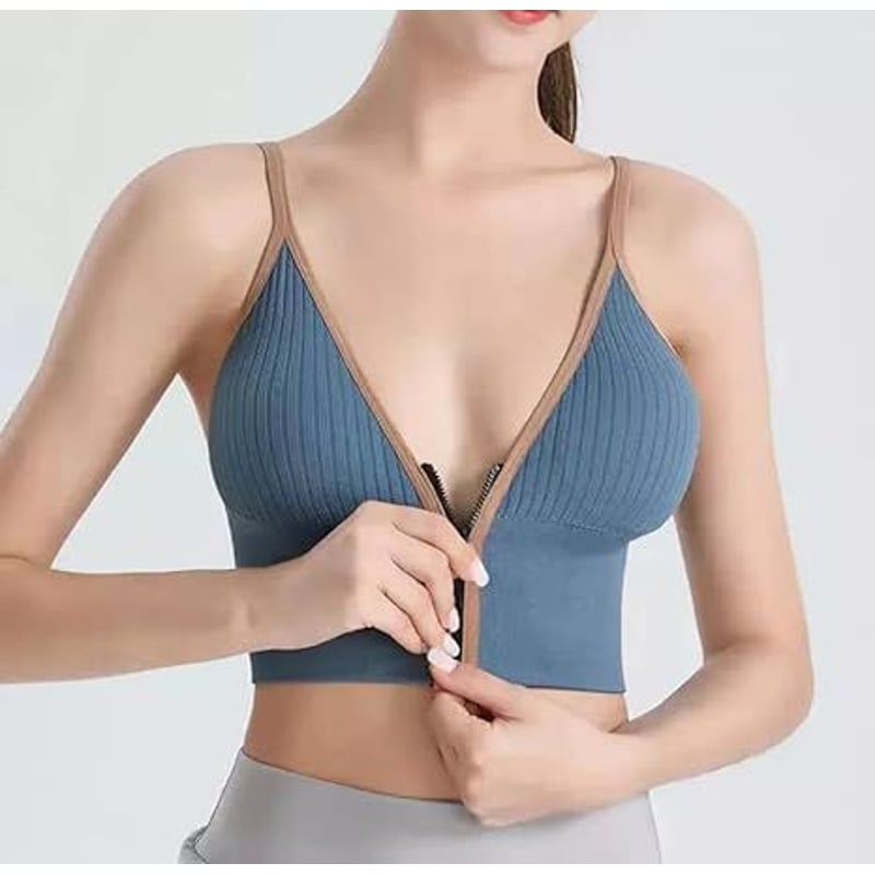 Bralette Tipo Sosten con Cierre Standard Azul GENERICO falabella