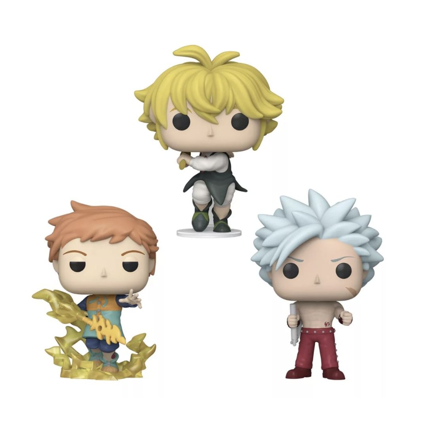 Seven Deadly Sins Funko Pop Set X3 Meliodas Ban King FUNKO | falabella.com