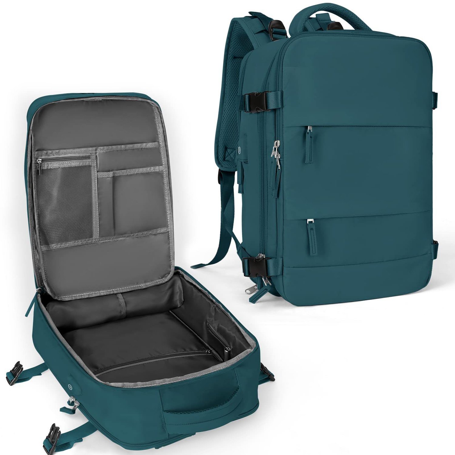 Mochila de viaje para mujeres Azul DANWEILE falabella