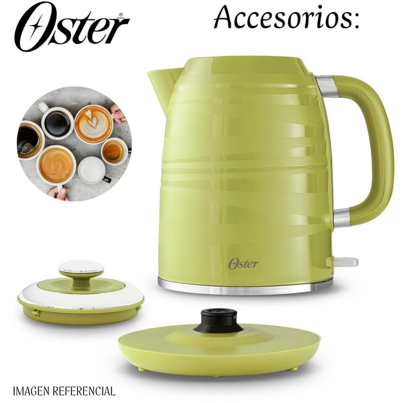 COMBO Oster Licuadora Kaliman Hervidor Electrico Verde OSTER falabella