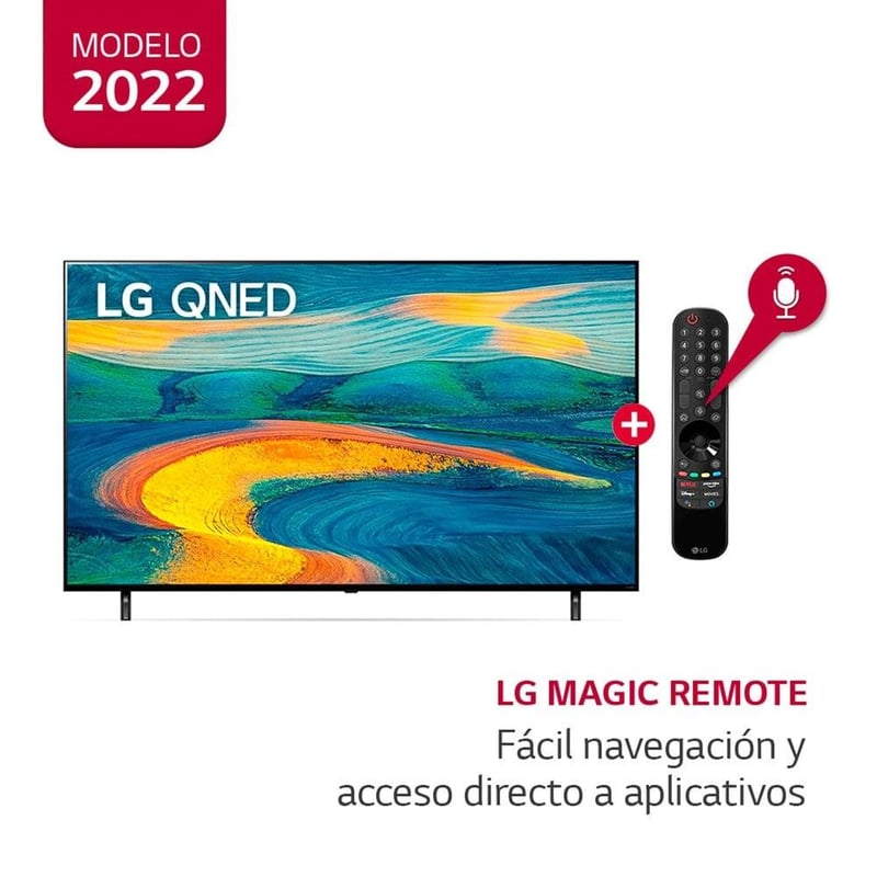 LG - TELEVISOR LG QNED UHD 4K 75 SMART TV 75QNED7SSQA