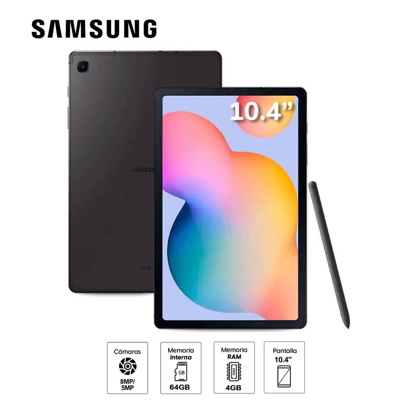 SAMSUNG - Tablet Samsung GALAXY TAB S6 Lite SM-P613 4GB/64GB 10.4 - Oxford Gray