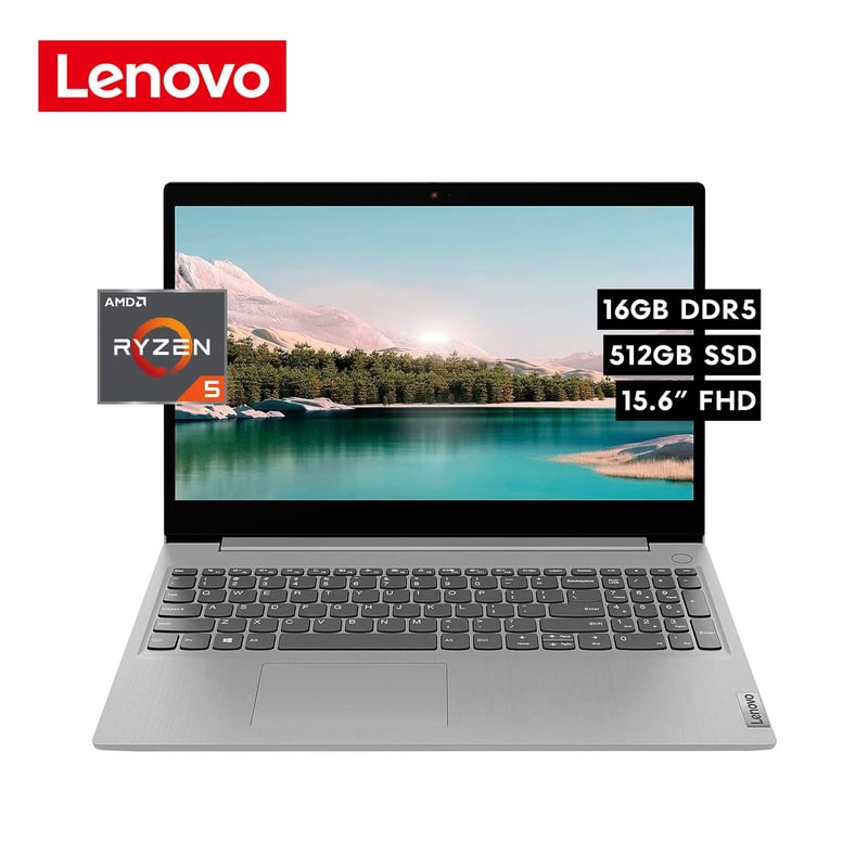 LENOVO - Laptop Lenovo V15 G4 AMN - Ryzen 5 7520U RAM 16GB Disco 512GB SSD 15.6″ FHD FreeDOS