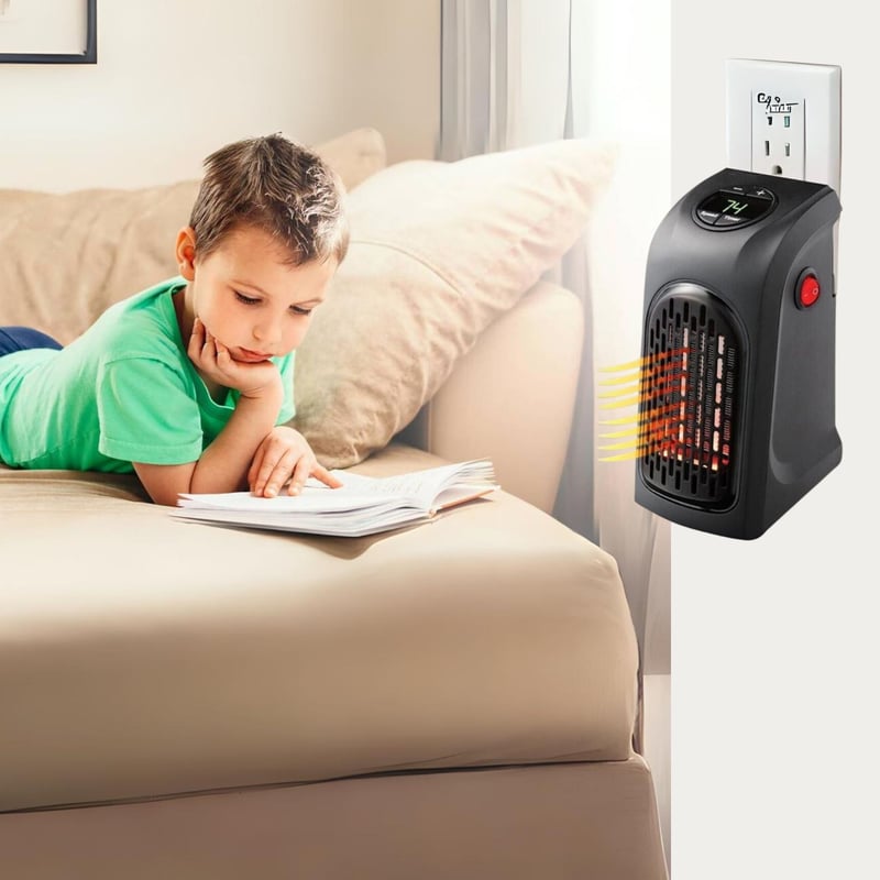 Portable Electric Heater with Anti-Tip Protection | falabella.com