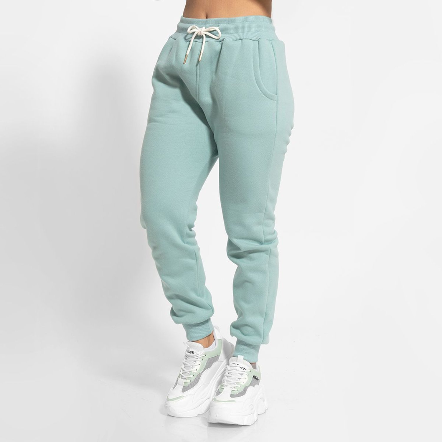 Pantalón de buzo mujer algodón sale