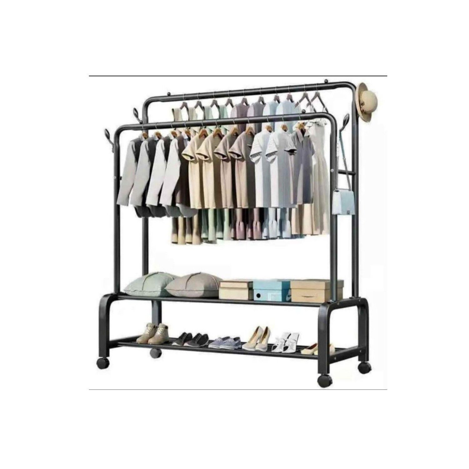 Colgador de ropa fierro shop