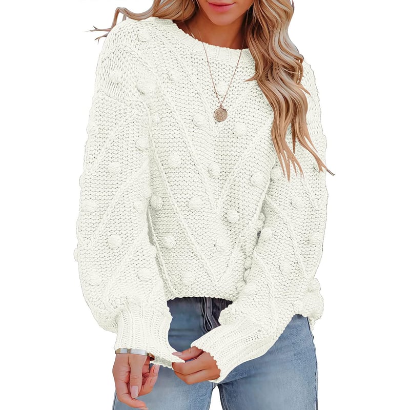 Sueter de punto para Mujer Blanco