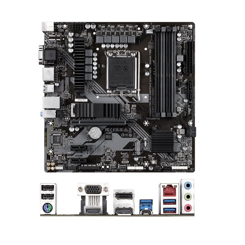Motherboard Gigabyte B760M DS3H DDR4 Chipset Intel B760 LGA1700 mATX ...